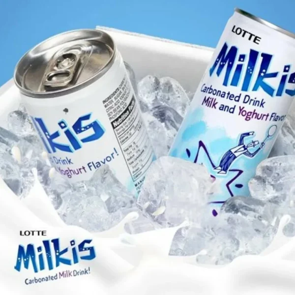 my-11134207-7r98z-lusudqshiytp3b Korea Lotte Milkis Soda Drink Carbonated Milk Drink Beverage Milk & Yogurt 250ml x 12